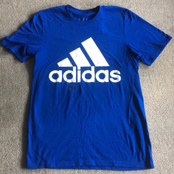 adidas Tops - Addidas Blue T-shirt adidas Tops - Addidas Blue T-shirt